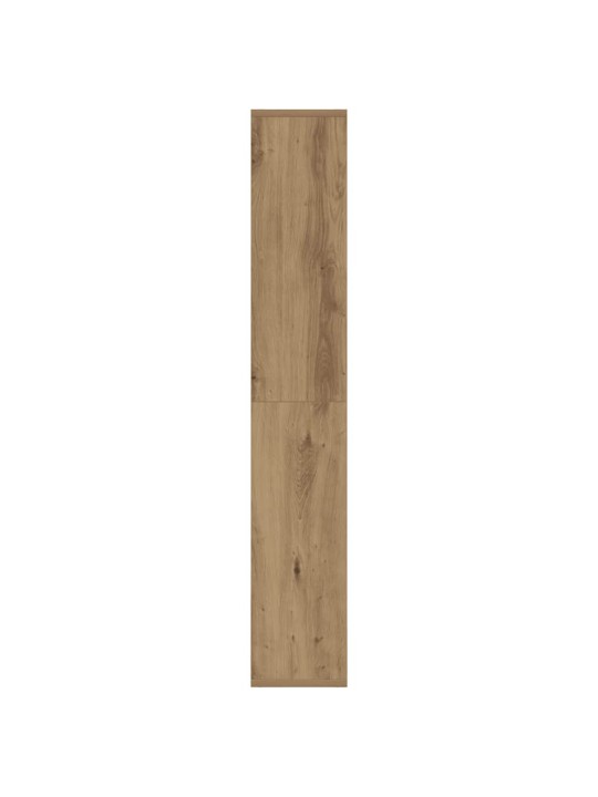 Knihovna dub artisan 60 x 20 x 120 cm kompozitní dřevo