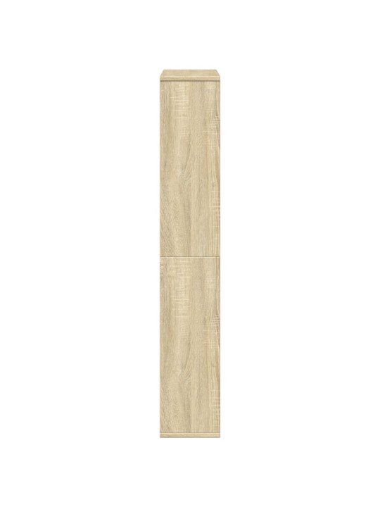 Knihovna dub sonoma 72 x 20 x 120 cm kompozitní dřevo