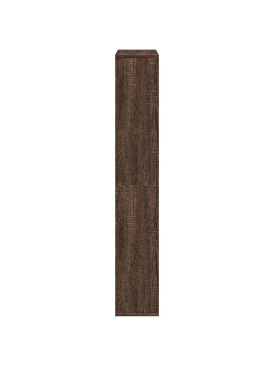 Knihovna hnědý dub 72 x 20 x 120 cm kompozitní dřevo