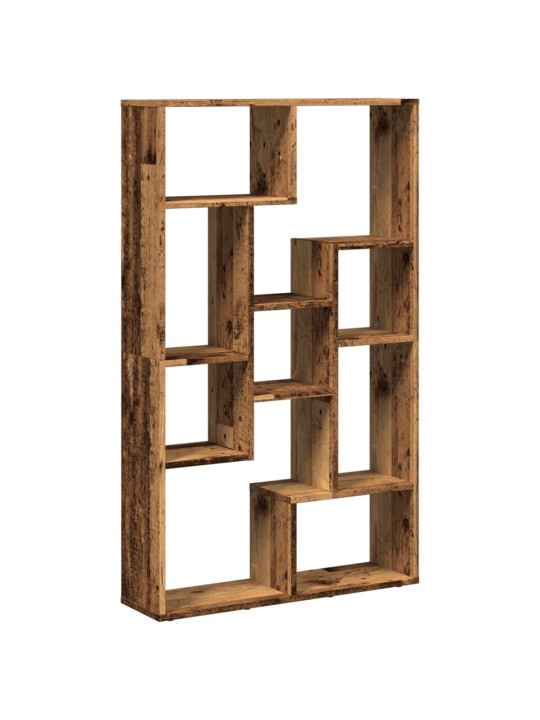 Knihovna old wood 72 x 20 x 120 cm kompozitní dřevo