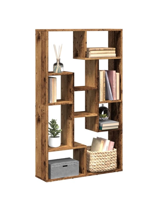Knihovna old wood 72 x 20 x 120 cm kompozitní dřevo