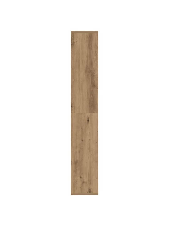 Knihovna dub artisan 72 x 20 x 120 cm kompozitní dřevo