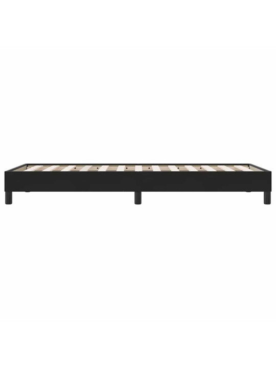 Rám postele bez matrací černý 100x210 cm samet