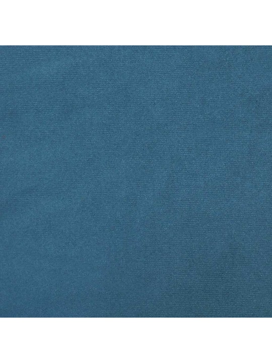 Rám postele bez matrace tmavě modrý 100x210 cm samet