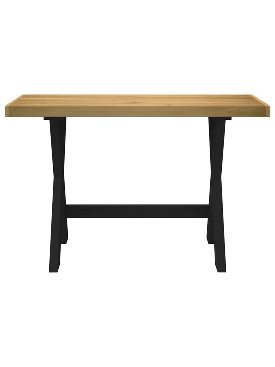 Psací stůl noain na nohách ve tvaru x 120x50x75 cm borovice
