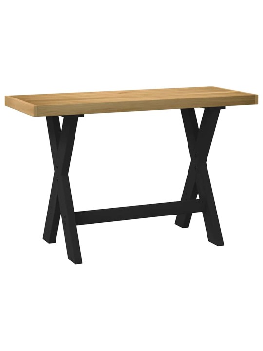 Psací stůl noain na nohách ve tvaru x 120x50x75 cm borovice