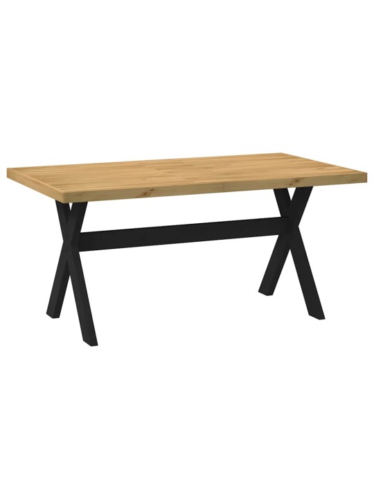 Jídelní stůl noain na nohách ve tvaru x 160x90x75 cm borovice
