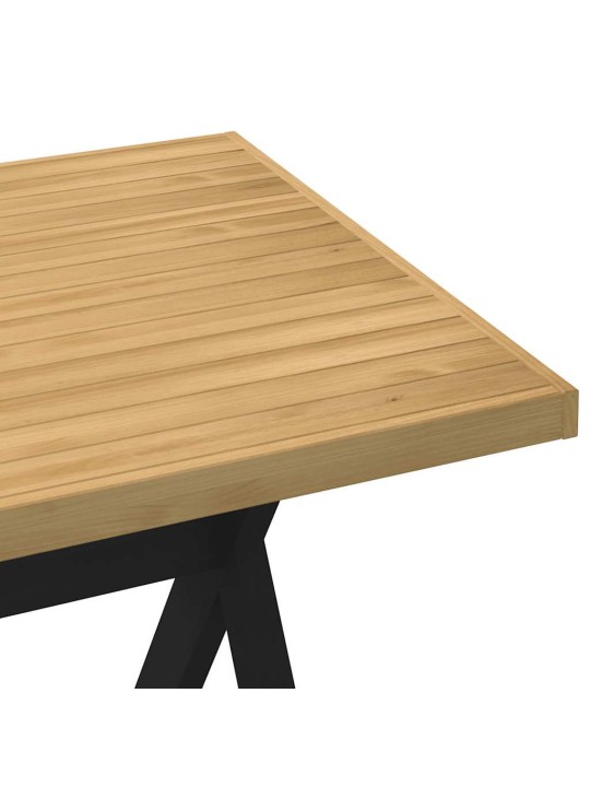 Jídelní stůl noain na nohách ve tvaru x 160x90x75 cm borovice