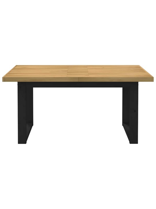 Jídelní stůl noain na nohách ve tvaru u 160x90x75 cm borovice