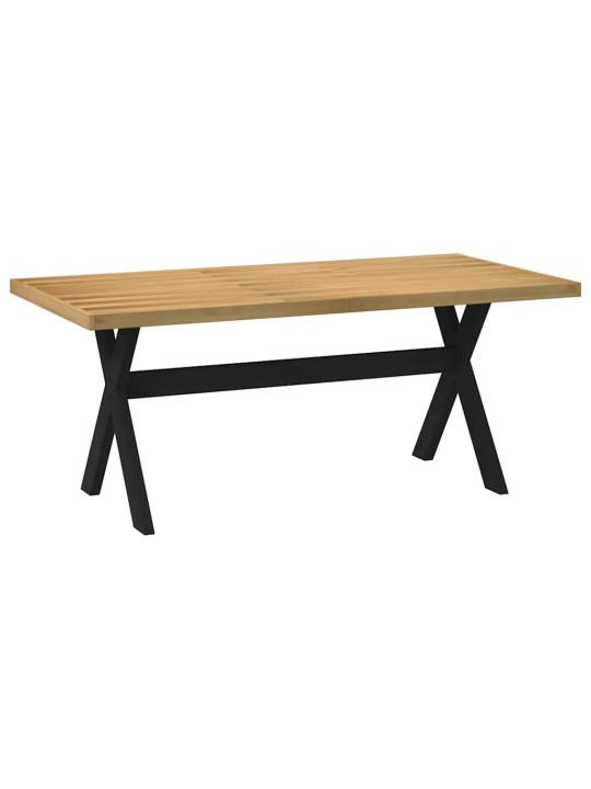 Jídelní stůl noain na nohách ve tvaru x 180x90x75 cm borovice