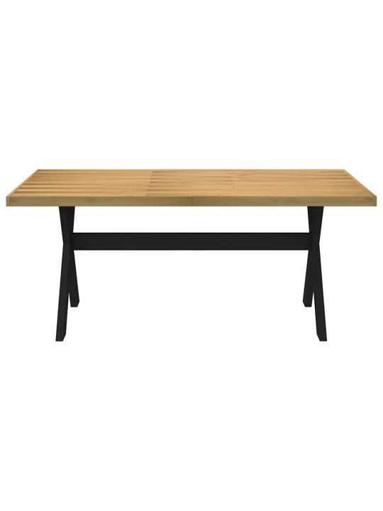 Jídelní stůl noain na nohách ve tvaru x 180x90x75 cm borovice