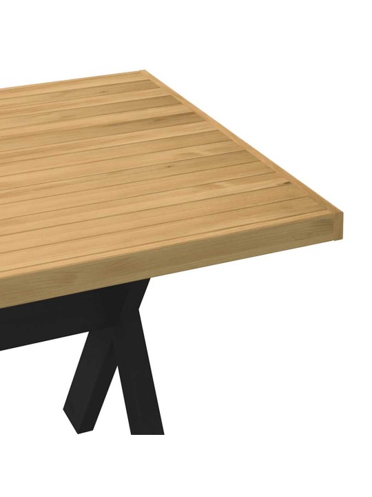 Jídelní stůl noain na nohách ve tvaru x 180x90x75 cm borovice