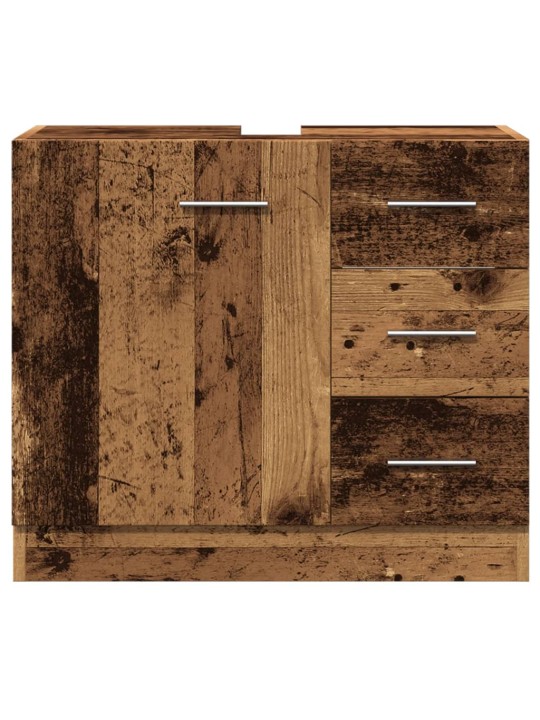 Skříňka pod umyvadlo old wood 63 x 30 x 54 cm kompozitní dřevo