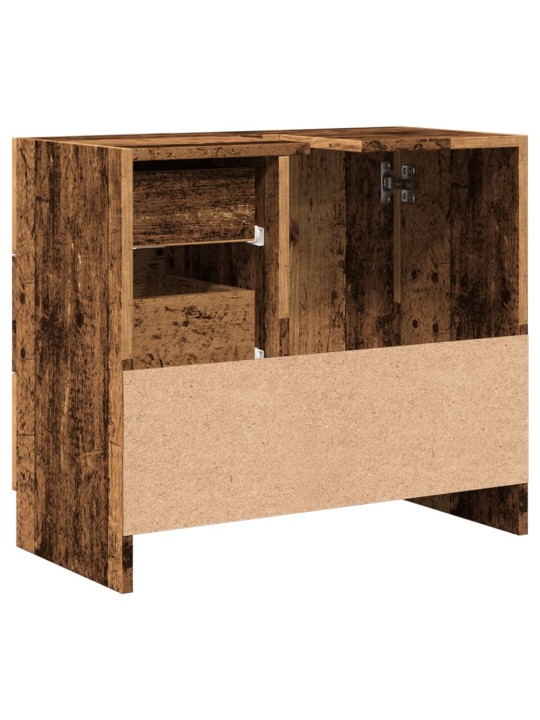 Skříňka pod umyvadlo old wood 63 x 30 x 54 cm kompozitní dřevo