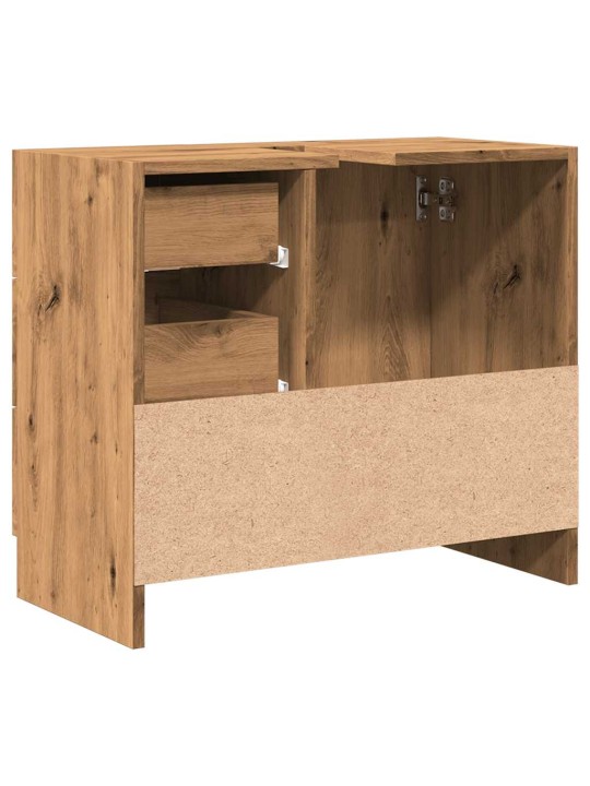 Skříňka pod umyvadlo dub artisan 63x30x54 cm kompozitní dřevo