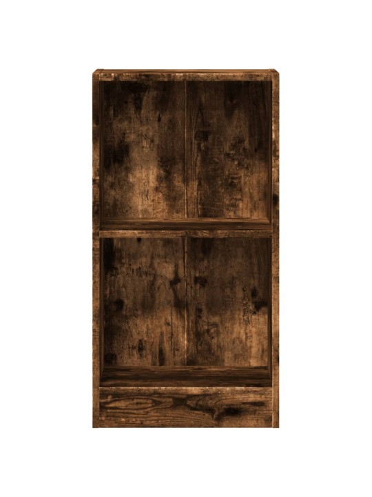 Knihovna kouřový dub 40 x 24 x 76 cm kompozitní dřevo