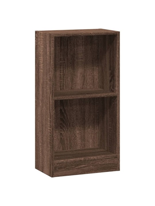 Knihovna hnědý dub 40 x 24 x 76 cm kompozitní dřevo