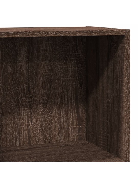 Knihovna hnědý dub 40 x 24 x 76 cm kompozitní dřevo