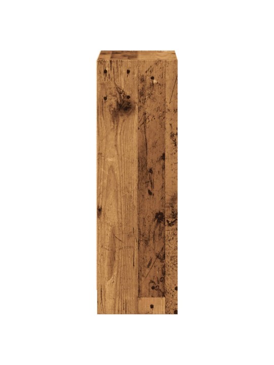 Knihovna old wood 40 x 24 x 76 cm kompozitní dřevo