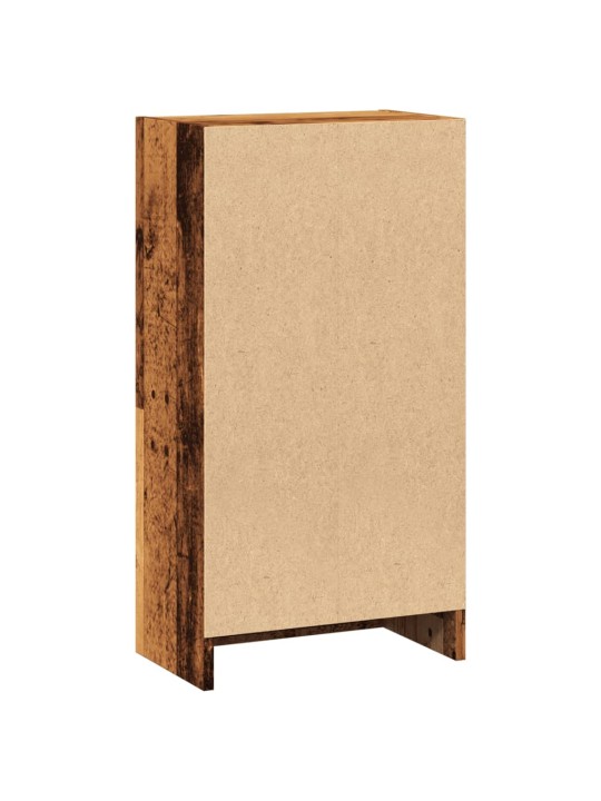 Knihovna old wood 40 x 24 x 76 cm kompozitní dřevo