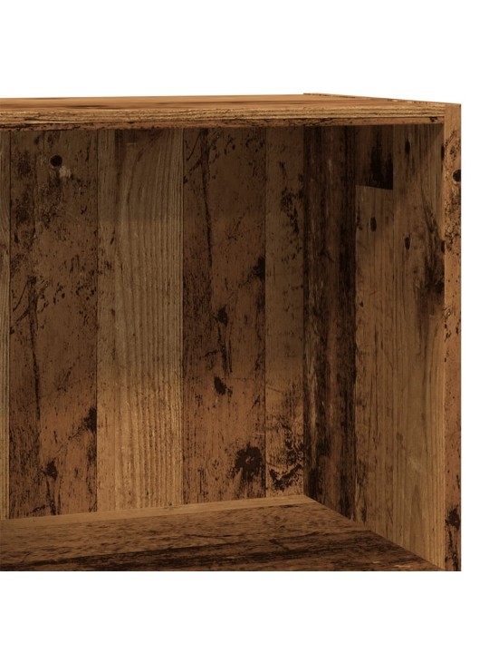 Knihovna old wood 40 x 24 x 76 cm kompozitní dřevo