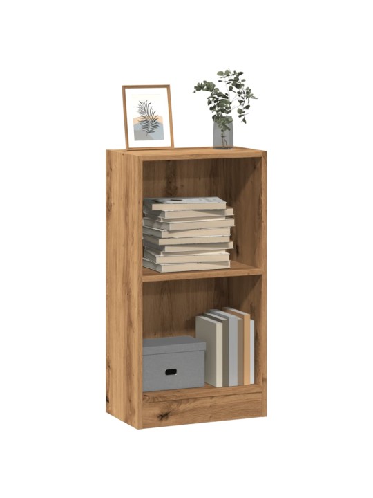 Knihovna dub artisan 40 x 24 x 76 cm kompozitní dřevo