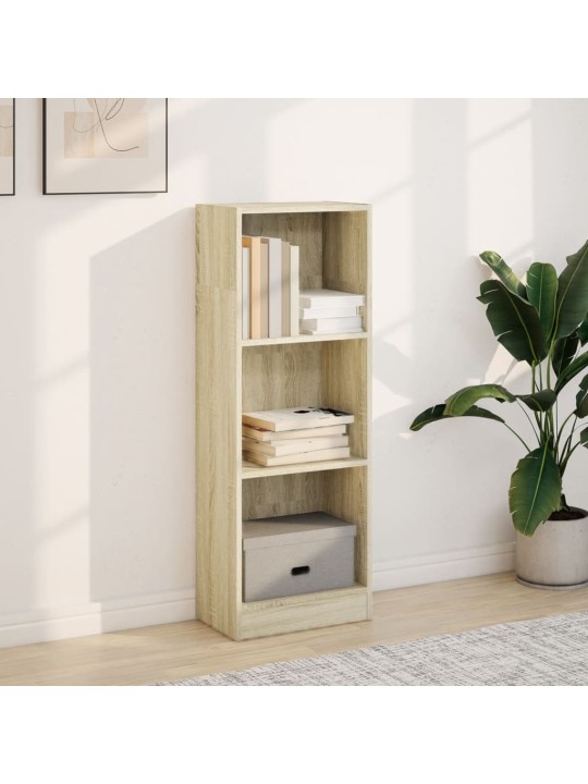 Knihovna dub sonoma 40 x 24 x 109 cm kompozitní dřevo