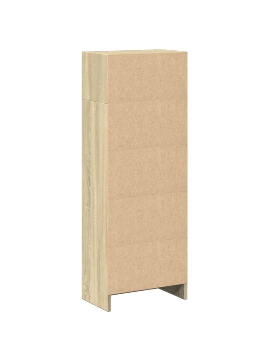 Knihovna dub sonoma 40 x 24 x 109 cm kompozitní dřevo