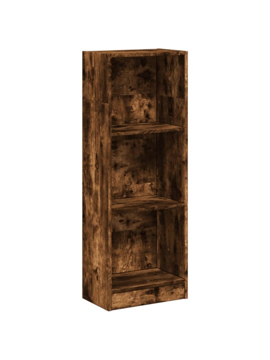Knihovna kouřový dub 40 x 24 x 109 cm kompozitní dřevo