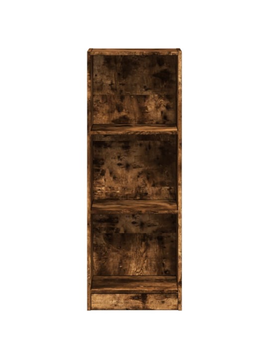 Knihovna kouřový dub 40 x 24 x 109 cm kompozitní dřevo