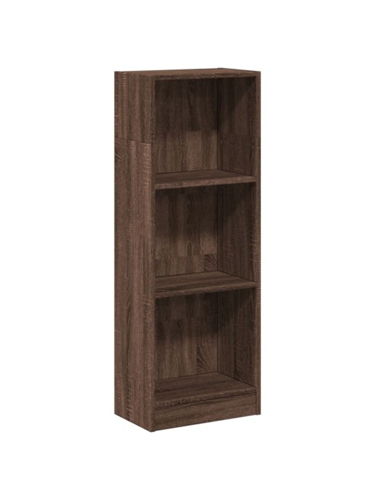 Knihovna hnědý dub 40 x 24 x 109 cm kompozitní dřevo
