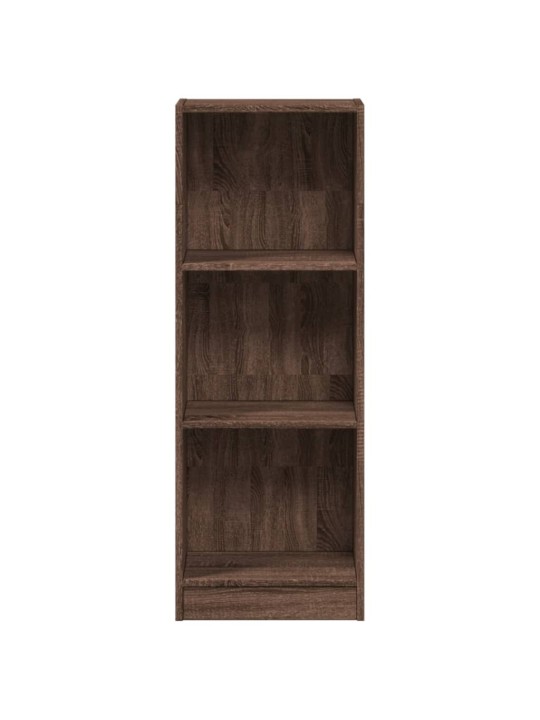 Knihovna hnědý dub 40 x 24 x 109 cm kompozitní dřevo