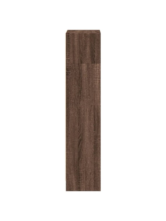 Knihovna hnědý dub 40 x 24 x 109 cm kompozitní dřevo