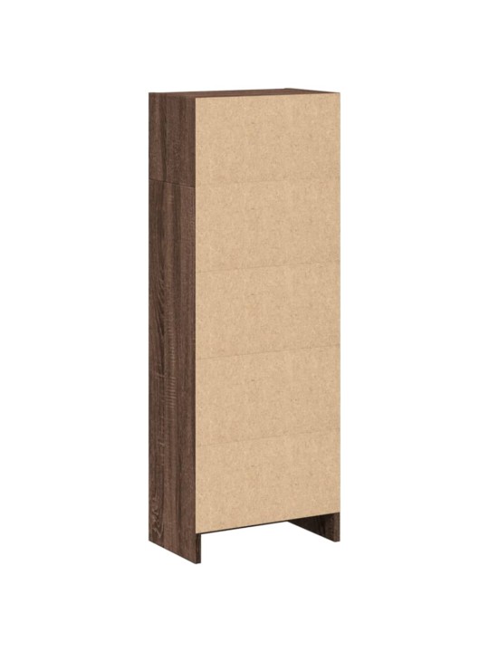 Knihovna hnědý dub 40 x 24 x 109 cm kompozitní dřevo