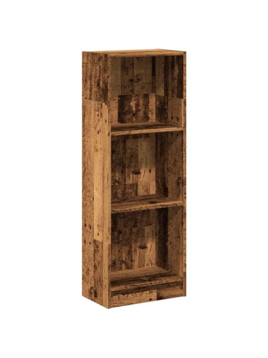 Knihovna old wood 40 x 24 x 109 cm kompozitní dřevo