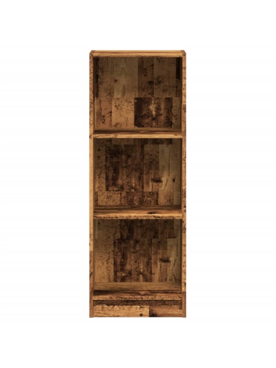 Knihovna old wood 40 x 24 x 109 cm kompozitní dřevo