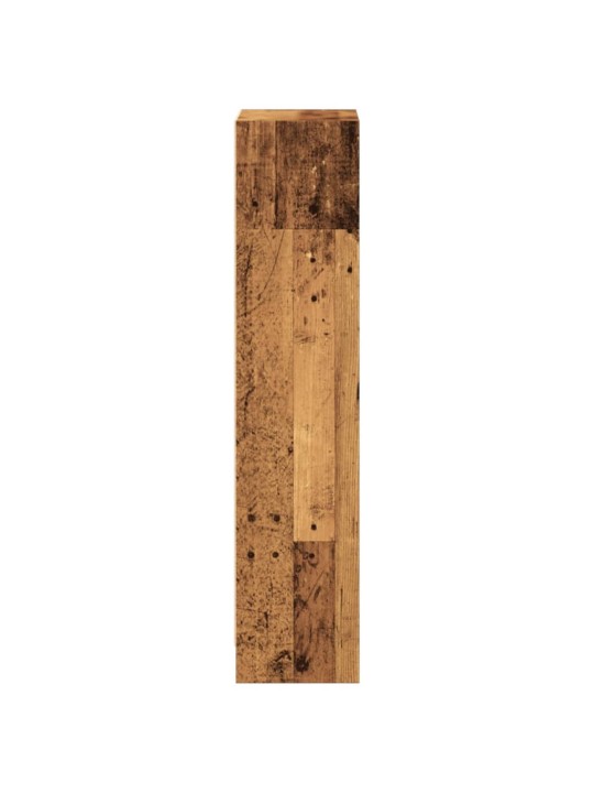 Knihovna old wood 40 x 24 x 109 cm kompozitní dřevo