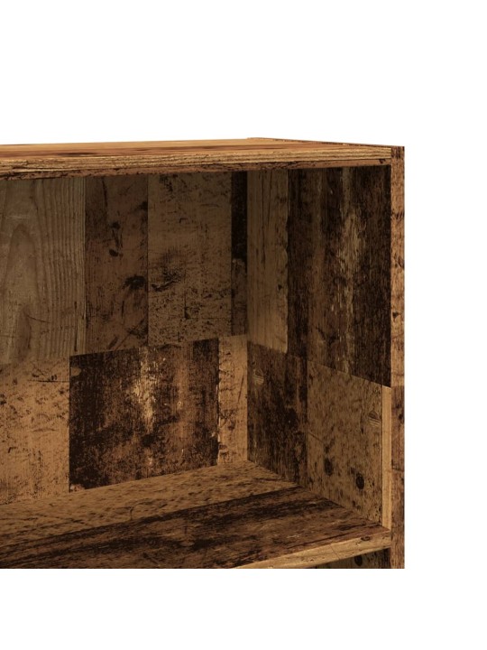 Knihovna old wood 40 x 24 x 109 cm kompozitní dřevo