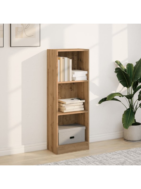 Knihovna dub artisan 40 x 24 x 109 cm kompozitní dřevo
