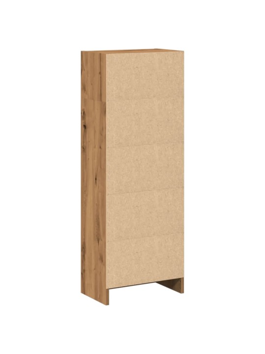 Knihovna dub artisan 40 x 24 x 109 cm kompozitní dřevo