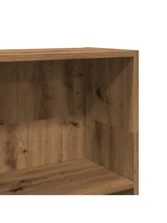 Knihovna dub artisan 40 x 24 x 109 cm kompozitní dřevo