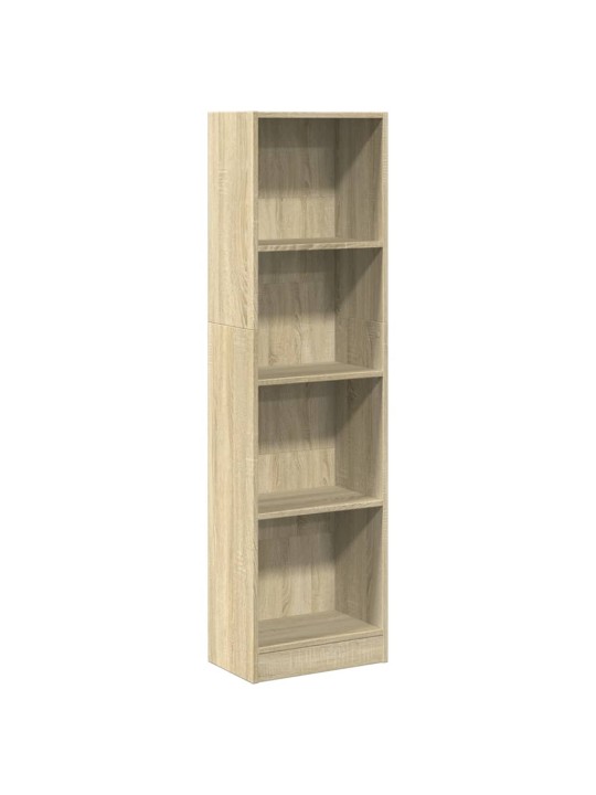Knihovna dub sonoma 40 x 24 x 143 cm kompozitní dřevo