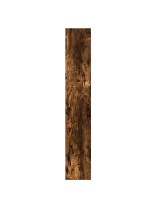 Knihovna kouřový dub 40 x 24 x 143 cm kompozitní dřevo