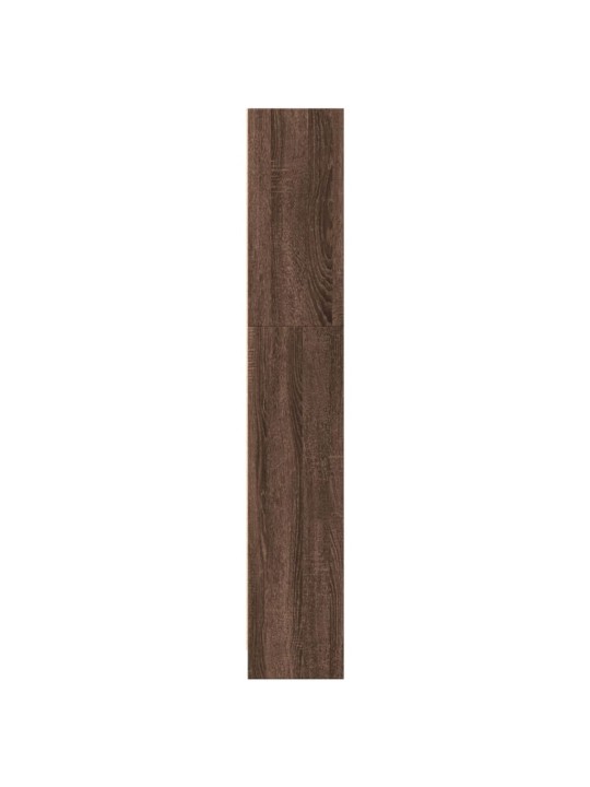 Knihovna hnědý dub 40 x 24 x 143 cm kompozitní dřevo