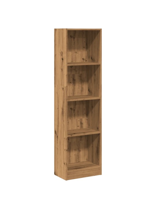 Knihovna dub artisan 40 x 24 x 143 cm kompozitní dřevo