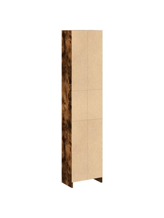 Knihovna kouřový dub 40 x 24 x 176 cm kompozitní dřevo