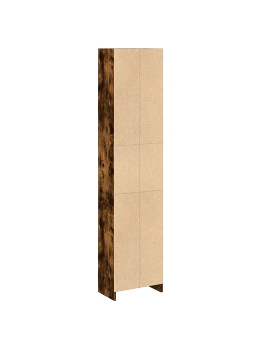 Knihovna kouřový dub 40 x 24 x 176 cm kompozitní dřevo