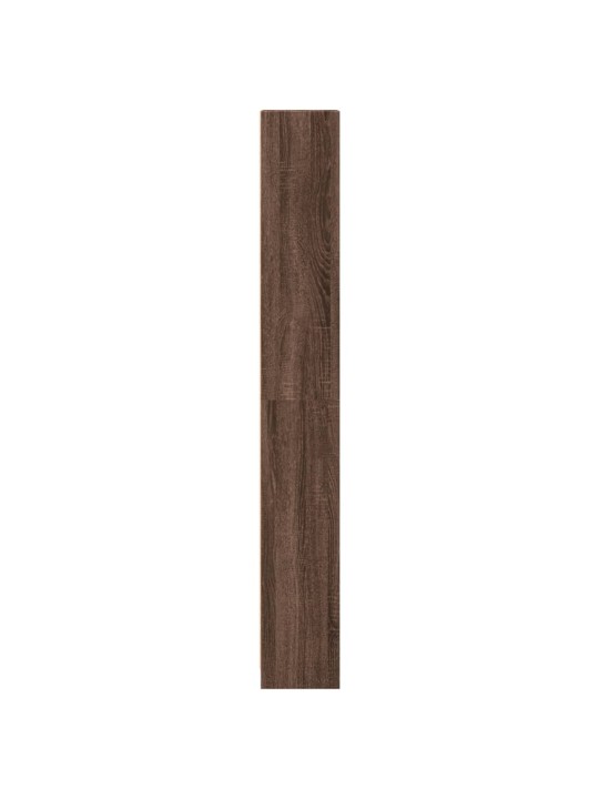 Knihovna hnědý dub 40 x 24 x 176 cm kompozitní dřevo