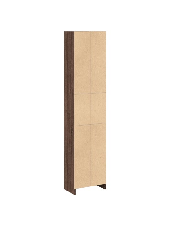 Knihovna hnědý dub 40 x 24 x 176 cm kompozitní dřevo