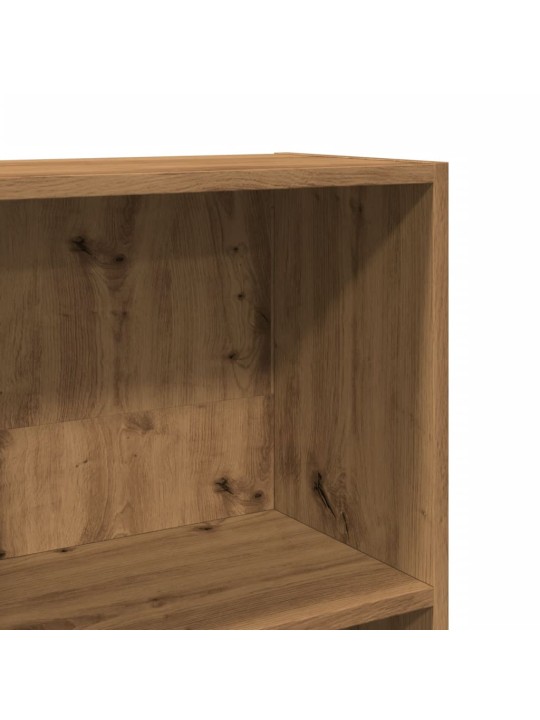 Knihovna dub artisan 40 x 24 x 176 cm kompozitní dřevo